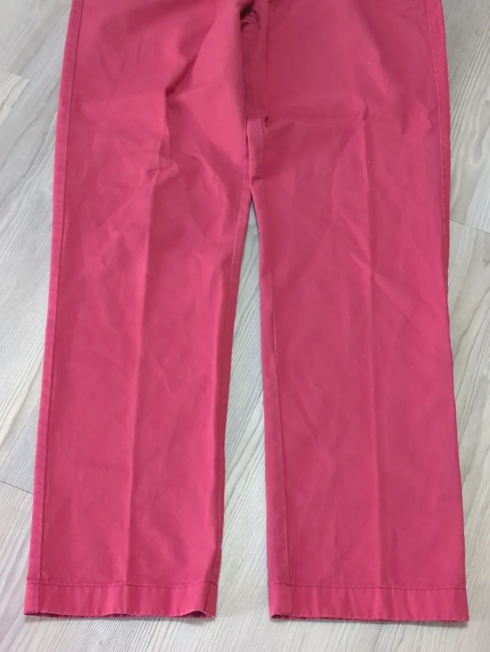 J.Crew The Sutton Chino Pants Mens 34x34 Raspberry Pink Red 100% Cotton Preppy
